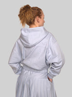 Load image into Gallery viewer, CTH-041:   DOLMAN SLEEVES HOODIE WITH WELT POCKETS (SOFT BLUE)