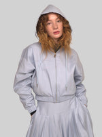 Load image into Gallery viewer, CTH-041:   DOLMAN SLEEVES HOODIE WITH WELT POCKETS (SOFT BLUE)
