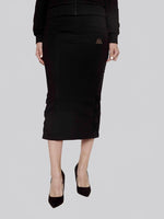 Load image into Gallery viewer, FSKT-004: LATTICE SKIRT (BLACK)