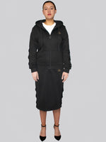 Load image into Gallery viewer, FSKT-004: LATTICE SKIRT (BLACK)