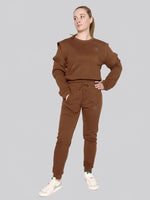 Load image into Gallery viewer, FTG-006: WELT POCKET JOGGER (CHOCOLATE)