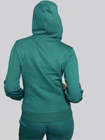Load image into Gallery viewer, FTH-004: LATTICE HOODIE (TEAL GREEN)