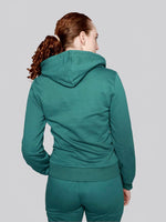Load image into Gallery viewer, FTH-004: LATTICE HOODIE (TEAL GREEN)