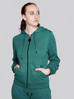 Load image into Gallery viewer, FTH-004: LATTICE HOODIE (TEAL GREEN)