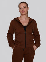 Load image into Gallery viewer, FTH-004: LATTICE HOODIE (CHOCOLATE)