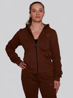 Load image into Gallery viewer, FTH-004: LATTICE HOODIE (CHOCOLATE)