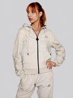 Load image into Gallery viewer, FTH-004: LATTICE HOODIE (HEATHER GREY)