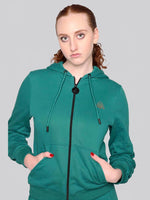 Load image into Gallery viewer, FTH-004: LATTICE HOODIE (TEAL GREEN)