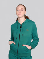 Load image into Gallery viewer, FTH-004: LATTICE HOODIE (TEAL GREEN)