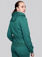 Load image into Gallery viewer, FTH-004: LATTICE HOODIE (TEAL GREEN)