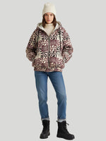 Load image into Gallery viewer, Women’s Sherpa Jacket (Love Print)
