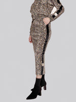 Load image into Gallery viewer, VSKT-006: VELVET MAXI SKIRT (CHEETAH - MULTI)