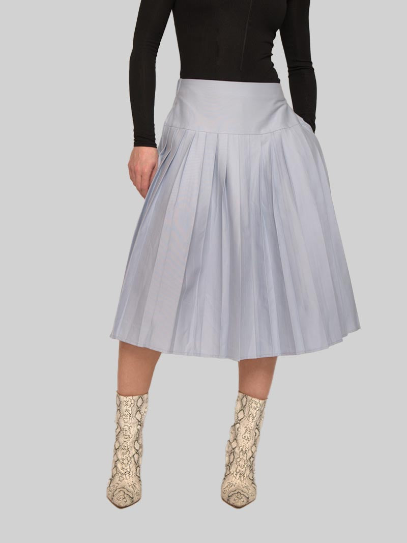 CTSKT-043: PLEATED MIDI SKIRT (TROPOSPHERE)