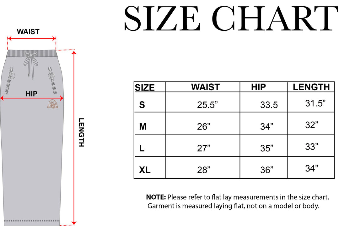 FSKT-012: ZIPPER POCKET MAXI PENCIL SKIRT (HEATHER GREY)