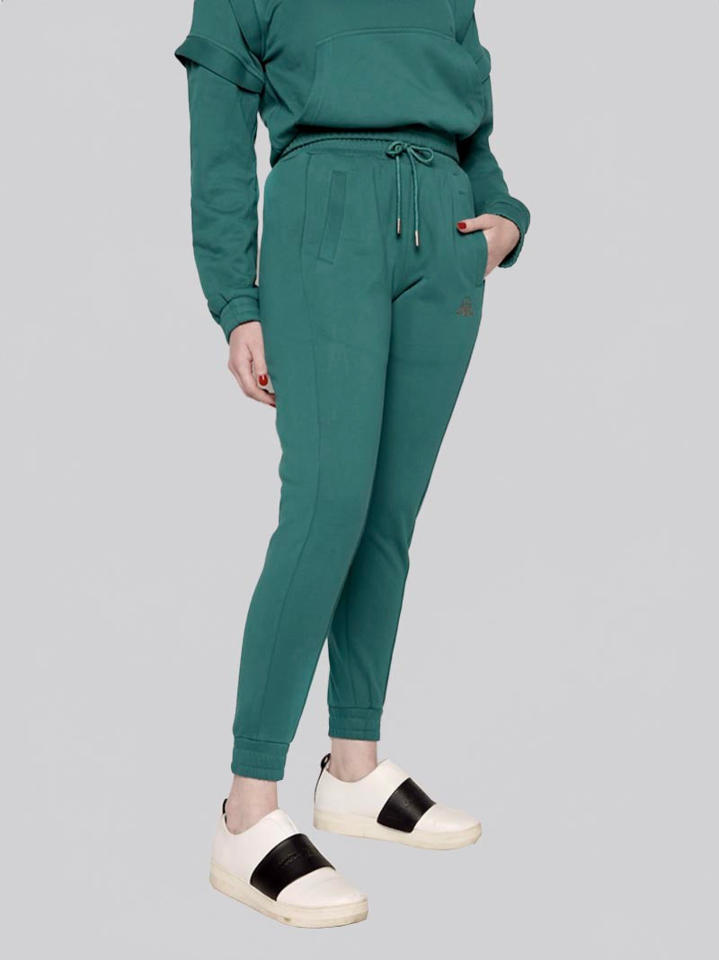 Women’s Welt Pocket Jogger – Athleisure Pant in Teal Green