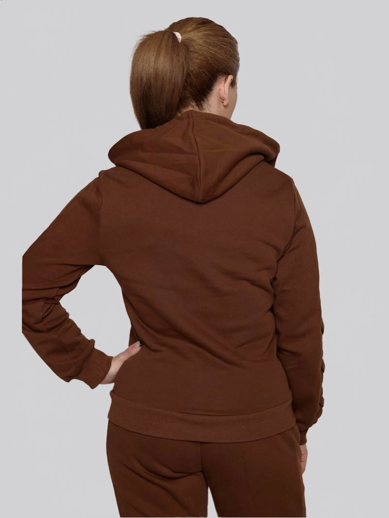 FTH-004: LATTICE HOODIE (BROWN)