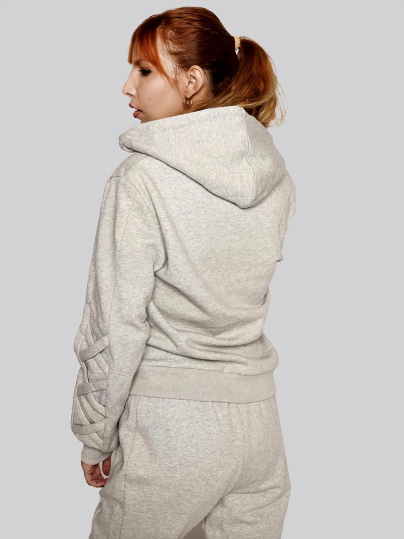 Women’s Lattice Hoodie – Athleisure Jacket