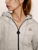 Load image into Gallery viewer, FTH-004: LATTICE HOODIE (HEATHER GREY)
