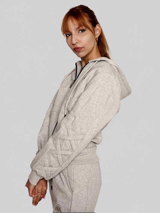 Women’s Lattice Hoodie – Athleisure Jacket