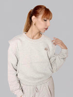 Load image into Gallery viewer, FTH-006: CREWNECK SWEATSHIRT (HEATHER GREY)
