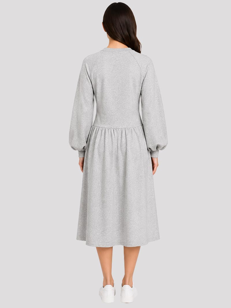 Midi Dress With Adjustble Corset