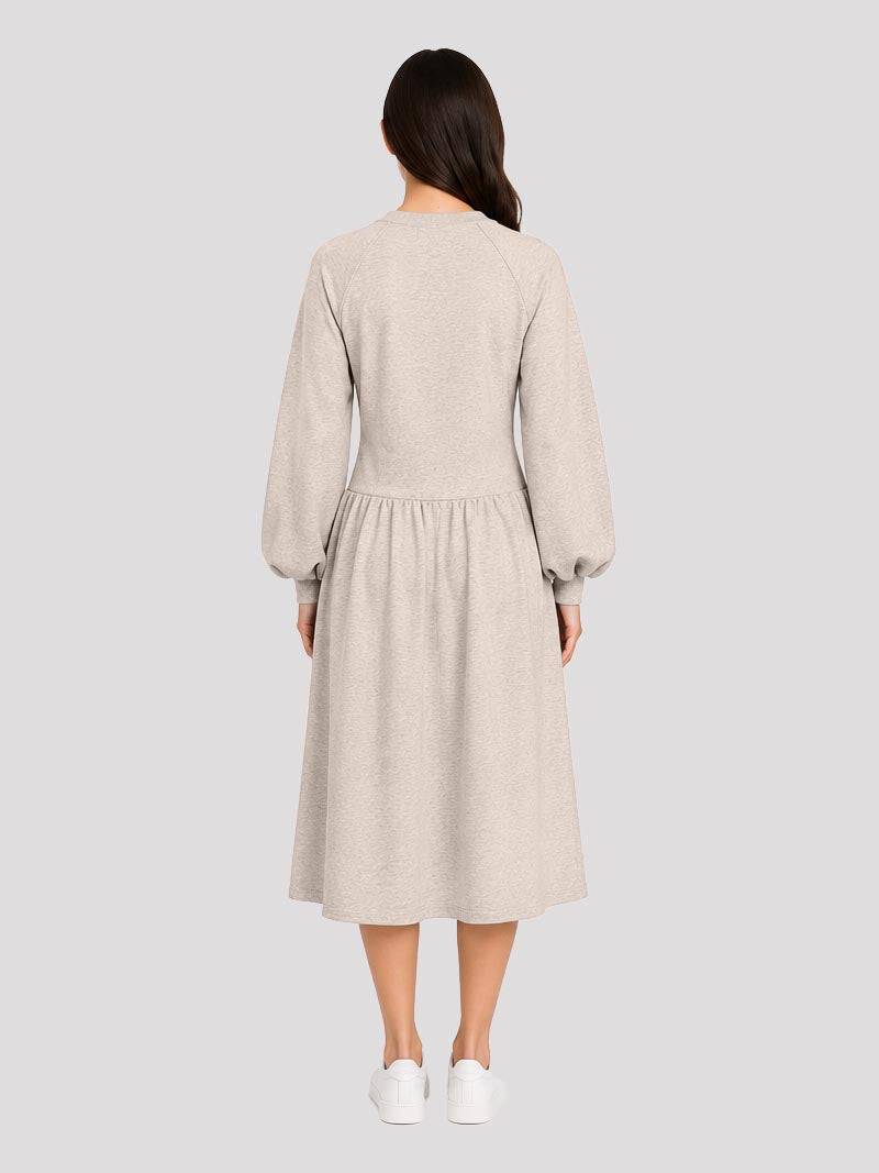 Midi Dress With Adjustble Corset