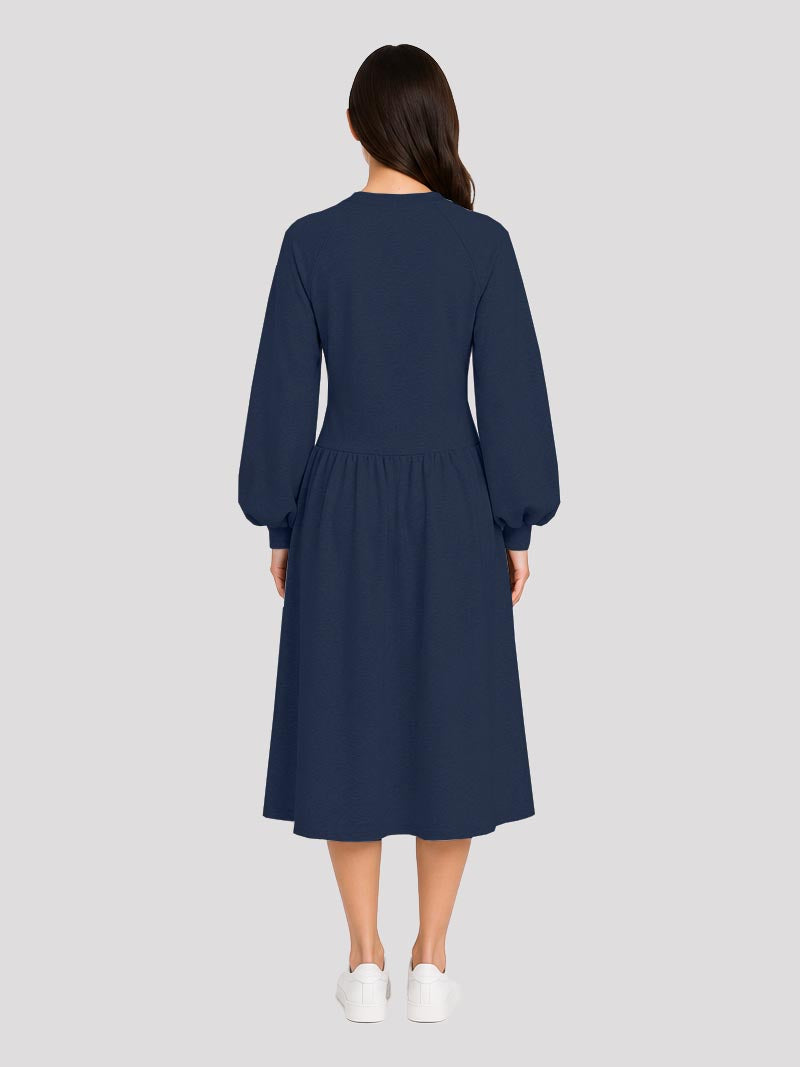 Midi Dress With Adjustble Corset