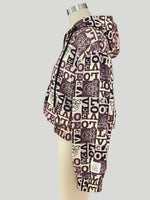 Load image into Gallery viewer, Women’s Sherpa Jacket (Love Print)