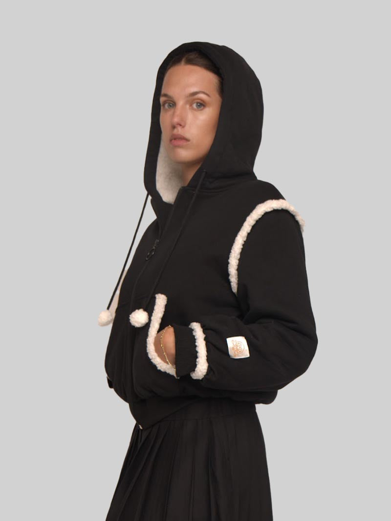 SHER-05T: SHERPA JACKET (BLACK)