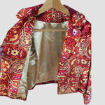 Load image into Gallery viewer, Velvet Cropped Jacket &amp; Pant Set